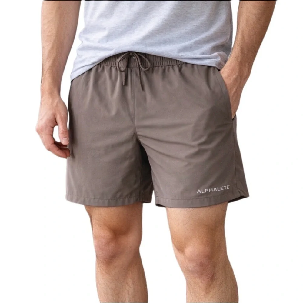 Alphalete Brown 5” Shorts Size M
